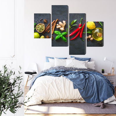 Ljuddämpande tavla - Fresh aromatic spices