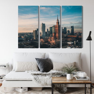 Ljuddämpande tavla - Warsaw and the view