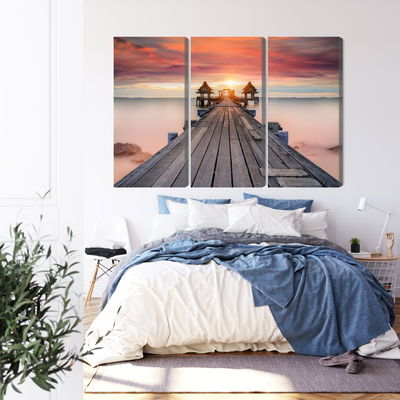 Ljuddämpande tavla - Hazy sea