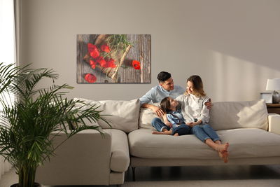 Ljuddämpande tavla - Wild poppies