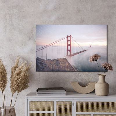 Ljuddämpande tavla - Bridge Golden Gate