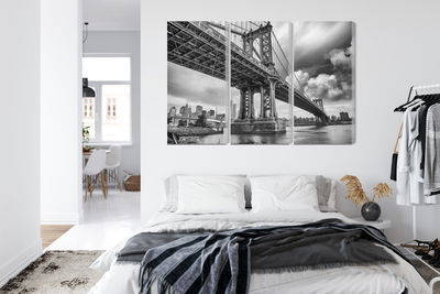 Ljuddämpande tavla - Manhattan bridge in New York