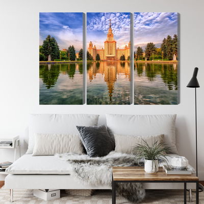 Ljuddämpande tavla - View of the building