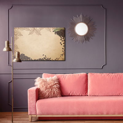 Ljuddämpande tavla - Grains on a jute bag