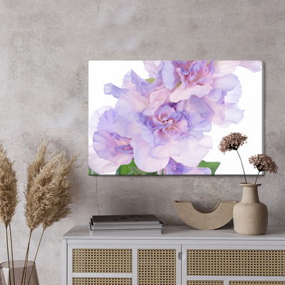 Ljuddämpande tavla - Peonies in shades of purple