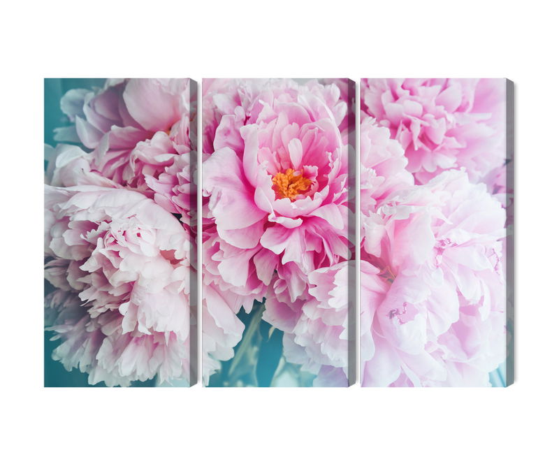 Ljuddämpande tavla - 3d peony bouquet