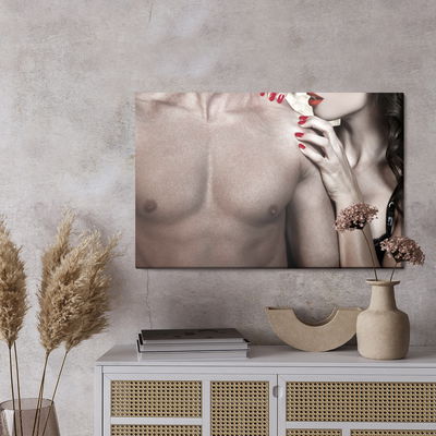 Ljuddämpande tavla - Couple in a sensual pose