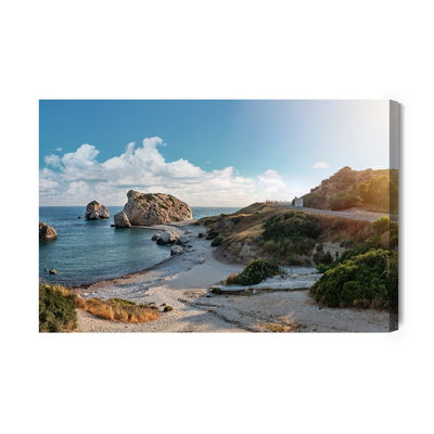 Ljuddämpande tavla - Cyprus sea shore