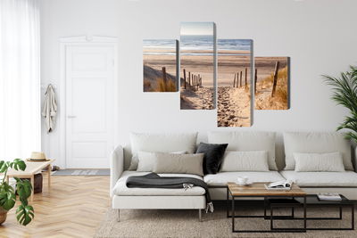 Ljuddämpande tavla - Sandy path to the north sea