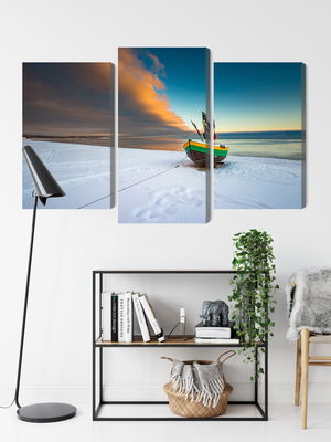 Ljuddämpande tavla - Fishing boat