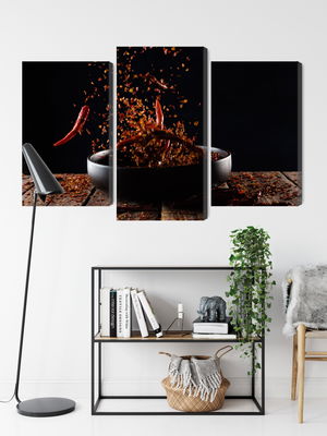 Ljuddämpande tavla - Cayenne pepper in flight