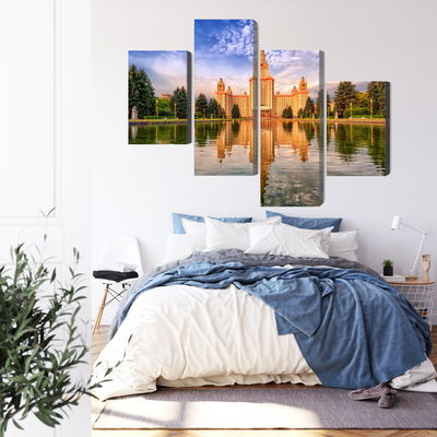 Ljuddämpande tavla - View of the building