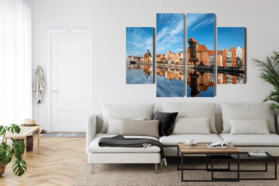 Ljuddämpande tavla - Panorama of gdansk