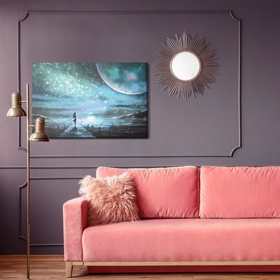 Ljuddämpande tavla - The sea and the pier