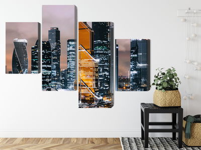 Ljuddämpande tavla - Panorama of moscow city