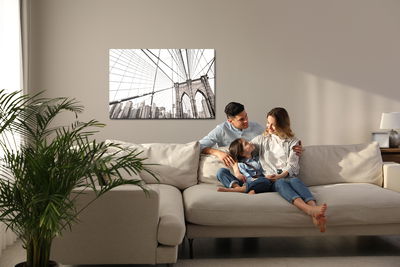 Ljuddämpande tavla - Brooklyn bridge, New York