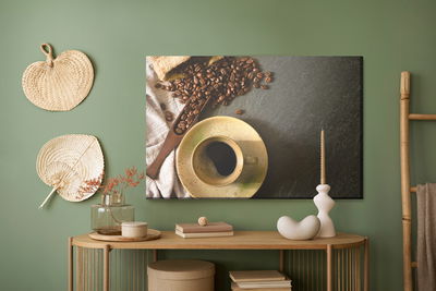 Ljuddämpande tavla - Coffee with milk foam