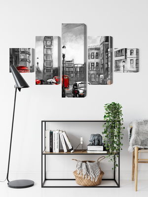 Ljuddämpande tavla - London street view