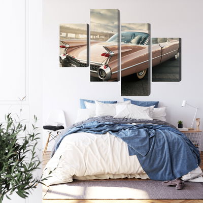 Ljuddämpande tavla - Vintage style car