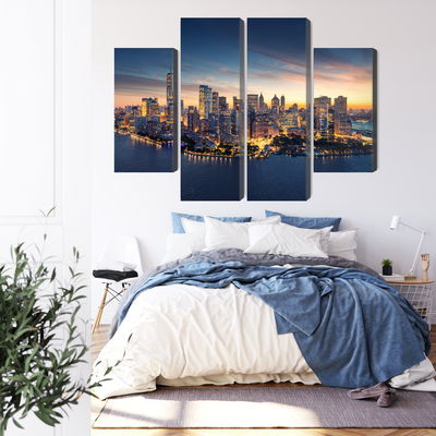 Ljuddämpande tavla - New York city panorama