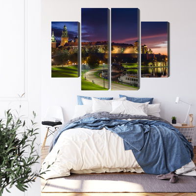 Ljuddämpande tavla - Wawel royal castle at sunrise