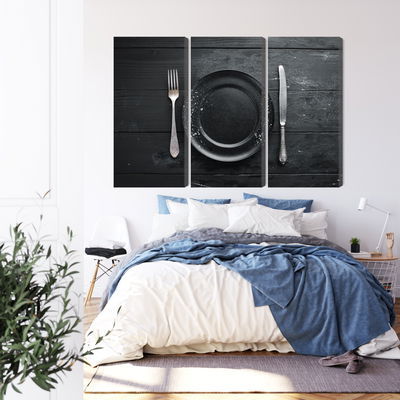 Ljuddämpande tavla - Vintage tableware