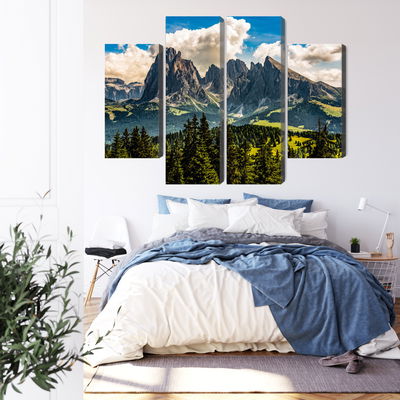 Ljuddämpande tavla - View of the italian