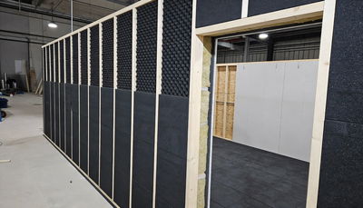 Sound insulation – Stops sound between rooms