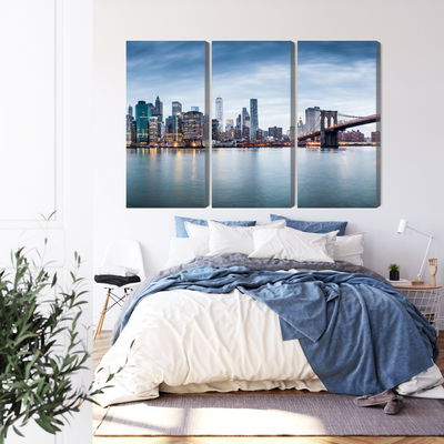 Ljuddämpande tavla - Panoramic view of the city