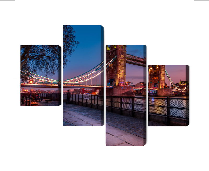 Ljuddämpande tavla - Tower bridge in London