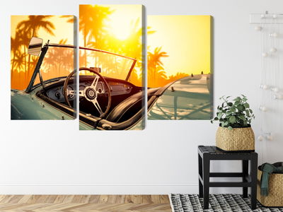 Ljuddämpande tavla - View from the car