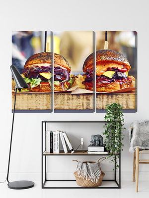 Ljuddämpande tavla - Vegan burgers