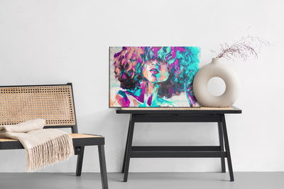 Ljuddämpande tavla - Louise - oil painting