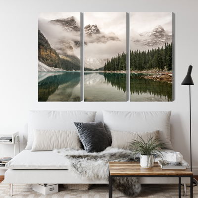 Ljuddämpande tavla - Moraine Lake in banff