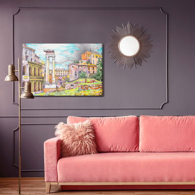 Ljuddämpande tavla - Colors of Rome