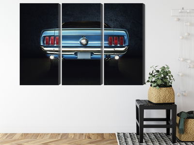 Ljuddämpande tavla - The back of an old ford