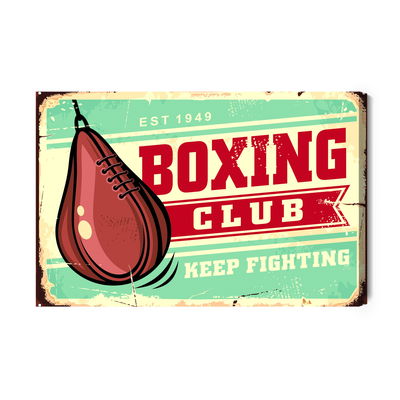 Ljuddämpande tavla - Punching bag and vintage