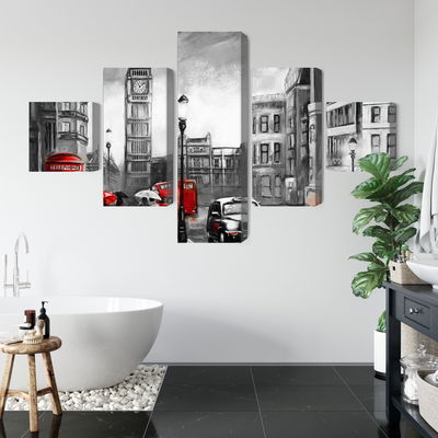 Ljuddämpande tavla - London street view