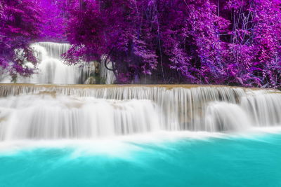 Ljuddämpande tavla - Beautiful waterfall huay mae