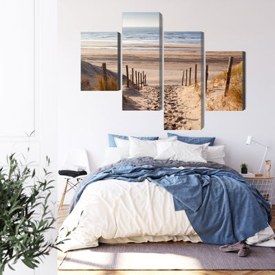 Ljuddämpande tavla - Sandy path to the north sea