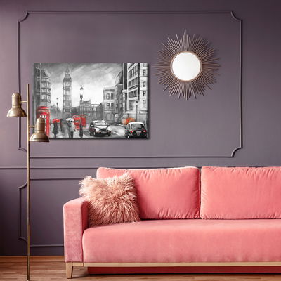 Ljuddämpande tavla - Rainy day in London