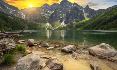 Ljuddämpande tavla - Morskie oko in tatra