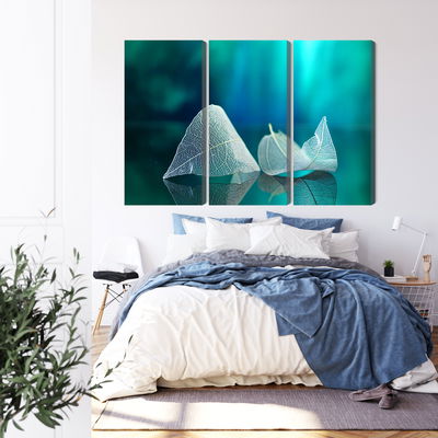 Ljuddämpande tavla - Delicate leaves close up