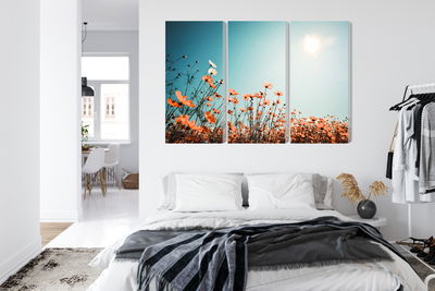 Ljuddämpande tavla - Field flowers in the sun