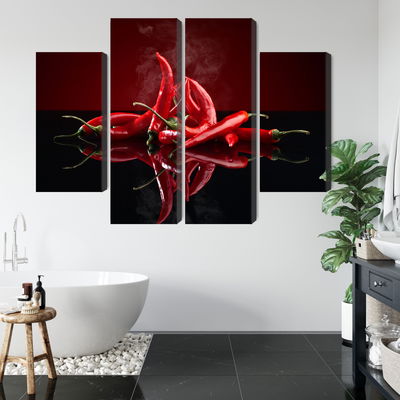 Ljuddämpande tavla - Red chili peppers