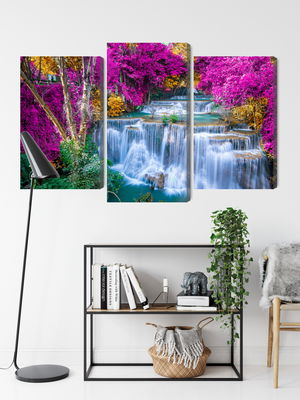 Ljuddämpande tavla - A waterfall in the fall