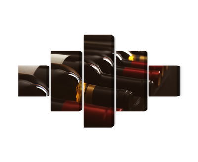 Ljuddämpande tavla - Delicious wine bottles