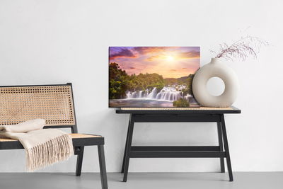 Ljuddämpande tavla - Sunset over a croatian