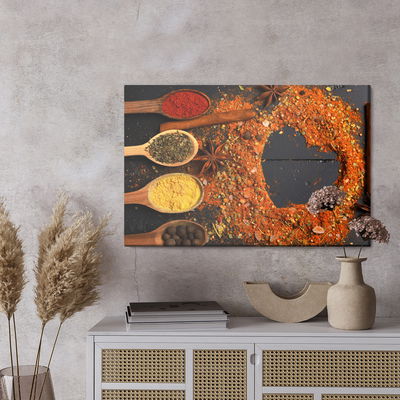 Ljuddämpande tavla - Heart of spices