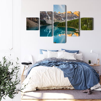 Ljuddämpande tavla - Canadian Moraine Lake 3d